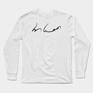 ‘Fuck Politics’ in Gregg Shorthand Long Sleeve T-Shirt